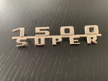 Original "1500 Super"-Plakette 