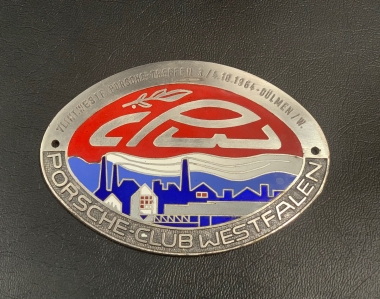 original Porsche Club Westfalen Plalette -1964 - badge 