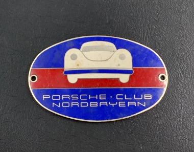Original Plakette Porsche Club Nordbayern 