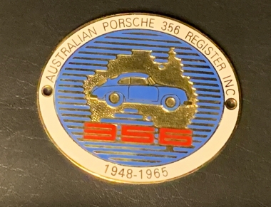 Original historische Porsche Club Köln Australia Plakette 