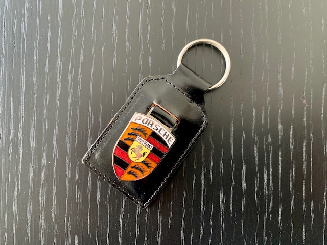 Historischer Porsche Schlüsselanhänger NOS 