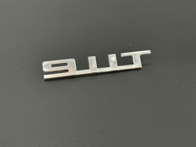 Original "911S"-Plakette für das Armaturenbrett, silber 