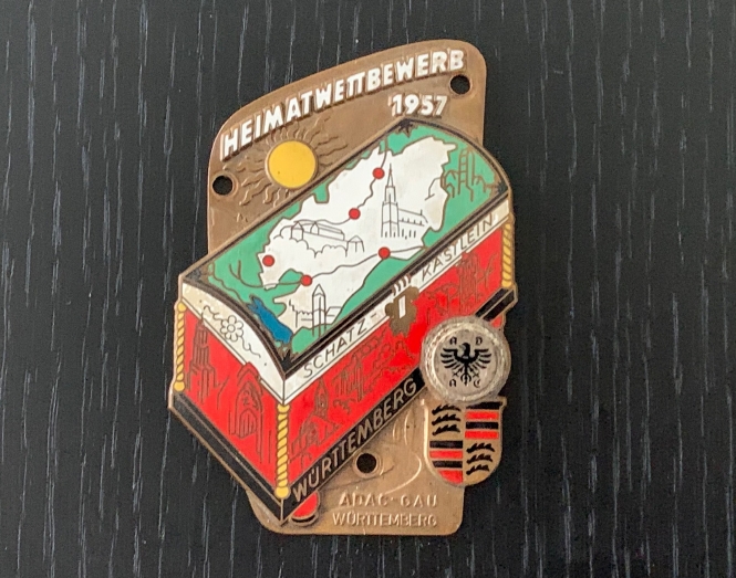 original badge - "Schatz-Kästlein"-  1957 