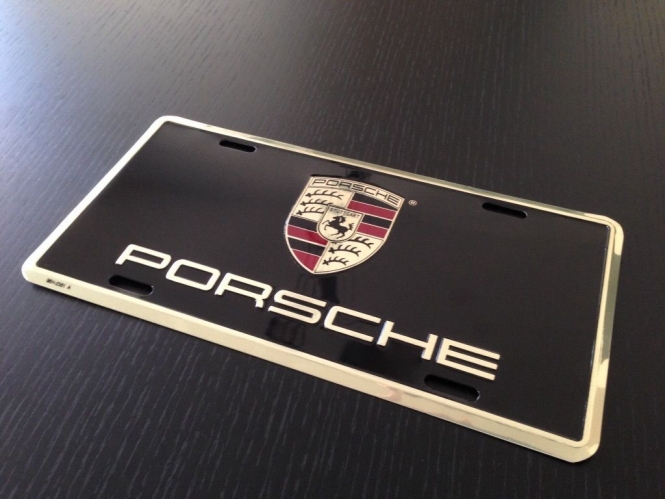 Porsche licence plate 