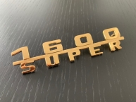Original PORSCHE 356 A -B " 1600 SUPER" Badge 