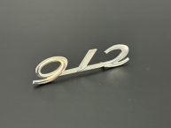 Original Early "912"-Plakette "silber" 