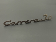 Original Porsche Carrera 3.0 -Plakette schwarz 