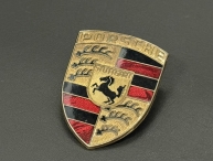 Original OLD STOCK Porsche 911, 912,924, 944,928 Plakette , Deckelwappen 