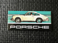 Original Porsche Magnet-- Porsche 911  F - hellbeige 