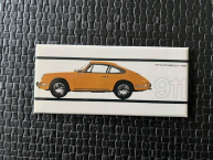 Original Porsche Magnet - Porsche 911  F -tangerine 