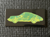 Original Porsche magnet Porsche 911 green 