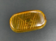 Fog light glases for Hella 128, yellow 