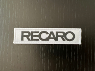 Original Recaro Aufnäher -weiß- 