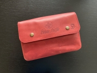 Original Karosserie Reutter Leather Case -First Aid Kit-  red 