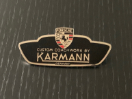 Original Karmann badge for Porsche 356 - NOS 
