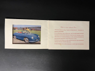 Original Porsche 356 preA  Foto-Prospekt  1950/51 